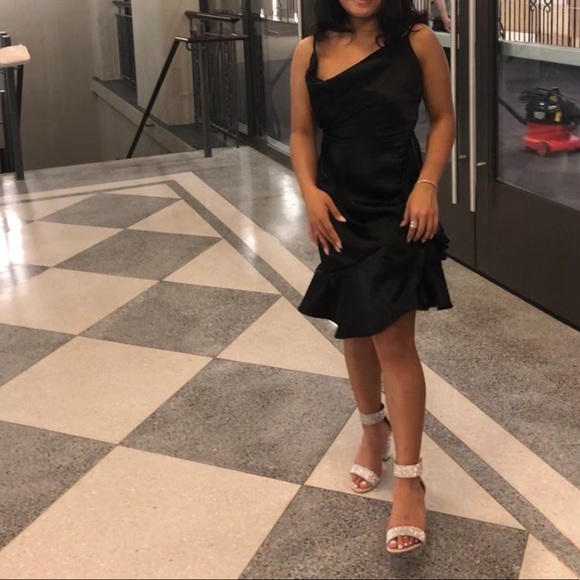 Black Cocktail Dress - Picture 7 of 8